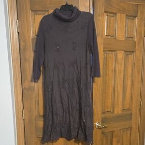 Sundance Dark Purple Long Sleeve Dress